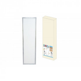 Ультратонкая светодиодная панель серии СВО 295 х1195. 36Вт. 6000К. хром. Народная (без драйвера)