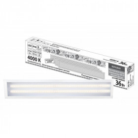 Светодиодная панель универсальная ЛП 03 180х1195 Призма 19 мм 36 Вт 2750 Лм. 4000 К. белая. Народная