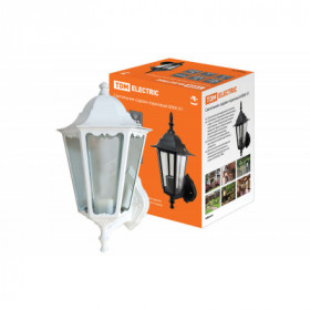 Светильник 6060-21 садово-парковый шестигранник. 60Вт. вверх. белый