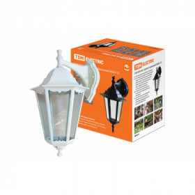 Светильник 6060-22 садово-парковый шестигранник. 60Вт. вниз. белый