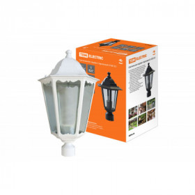 Светильник 6100-23 садово-парковый шестигранник. 100Вт. на опору. белый