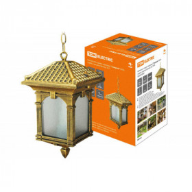 Светильник садово-парковый "Самурай" 60 Вт. подвес. шагрень бронза. Е27. TDM