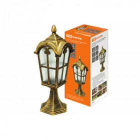 Светильник садово-парковый "Братья Гримм" 100 Вт. стойка. шагрень бронза. Е27. TDM