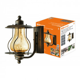 Светильник садово-парковый "Рим" 60 Вт. вверх. алюм.. янтарное кофейный. Е27. TDM