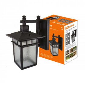 Светильник садово-парковый "Тамплиеры" 100 Вт. вниз. шагрень черный. Е27. TDM