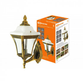 Светильник садово-парковый "Глазурь" 60 Вт. вверх. прозрачное бронза. Е27. TDM