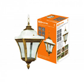 Светильник садово-парковый "Глазурь" 60 Вт. подвес. прозрачное бронза. Е27. TDM