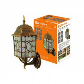 Светильник садово-парковый "Беседка" 60 Вт. вверх. матовое бронза. Е27. TDM