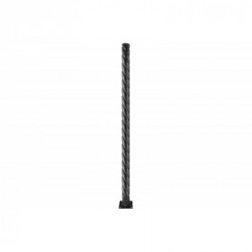 Опора витая металлическая садово-парковая. h-1200 мм. цвет серебро металлик. TDM