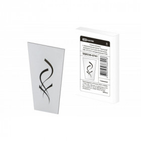 Стекло матовое "Параграф" (комплект 4 шт.) для светильников НБУ. НТУ. НСУ четырехгранник TDM