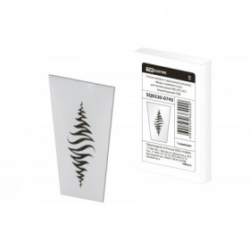 Стекло матовое "Вихрь" (комплект 4 шт.) для светильников НБУ. НТУ. НСУ четырехгранник TDM