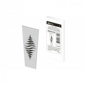 Стекло матовое "Вихрь" (комплект 6 шт.) для светильников НБУ. НТУ. НСУ шестигранник TDM