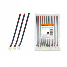 Коннектор для соединения светодиодной RGB ленты шириной 10 мм с драйвером. TDM