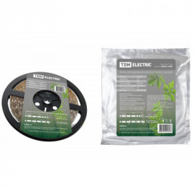 Лента светодиодная SMD3528-120-54-12-96-3200 120LED м. IP54. 12В. 9.6Вт. 3200К. TDM