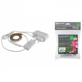 Комплект светодиодной ленты SMD2835-60 LED м-12 В-4.8 Вт м-IP20-3000 К (1 м). 6 Вт TDM