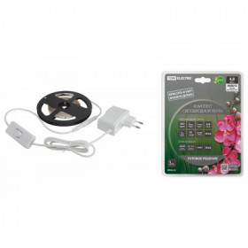 Комплект светодиодной ленты SMD2835-60 LED м-12 В-4.8 Вт м-IP20-6000 К (3 м). 18 Вт TDM