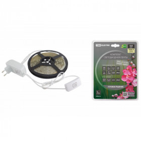 Комплект светодиодной ленты SMD2835-60 LED м-12 В-4.8 Вт м-IP65-3000 К (5 м). 24 Вт TDM