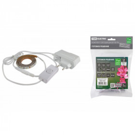 Комплект светодиодной ленты SMD2835-60 LED м-12 В-4.8 Вт м-IP65-6000 К (1 м). 6 Вт TDM