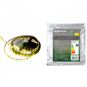 Лента светодиодная SMD2835-60 LED м-IP20-12 В-4.8 Вт м-желтый (5 м) TDM