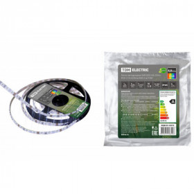 Лента светодиодная SMD2835-60 LED м-IP20-12 В-4.8 Вт м-RGB (5 м) TDM