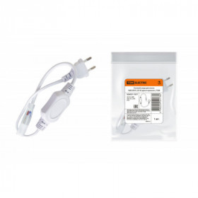 Сетевой шнур для неона SMD2835-220 В одностороннего. TDM