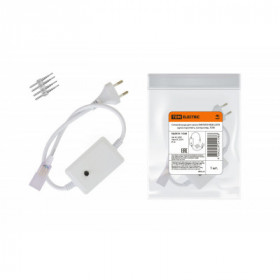 Сетевой шнур для неона SMD5050-RGB-220 B одностороннего. контроллер. TDM