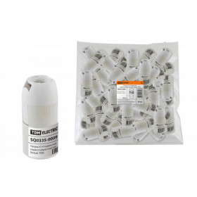 Патрон Е14 подвесной. термостойкий пластик. белый. TDM