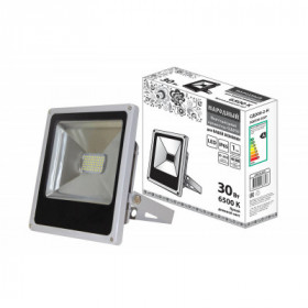 Прожектор светодиодный СДО30-2-Н 30 Вт. 6500 К. серый