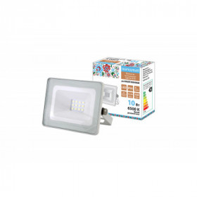 Прожектор светодиодный СДО-04-010Н 10 Вт. 6500 К. IP65. белый. Народный