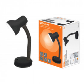 Светильник настольный 220В. 40Вт. Е14. черный мат TDM