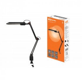 Светильник струбцина 2-а звена 220В. 11Вт. G23 черный TDM