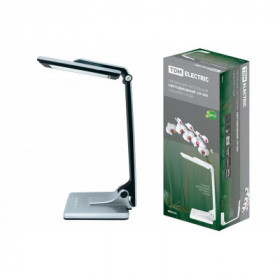 Светильник светодиодный настольный СН-360. складной. сенсор-диммер. 220 В. 10 Вт. 5300 К хром TDM