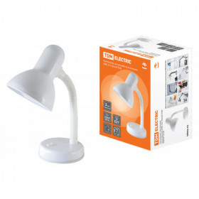 Светильник настольный на основании 60Вт. E27 белый TDM