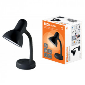 Светильник настольный на основании 60Вт. E27 черный TDM