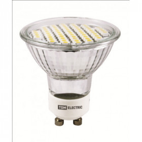 Лампа светодиодная PAR16-3 Вт-220 В -4000 К–GU 10 SMD TDM