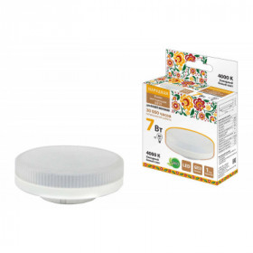 Лампа светодиодная GX53-7 Вт-230 В-4000 К Народная