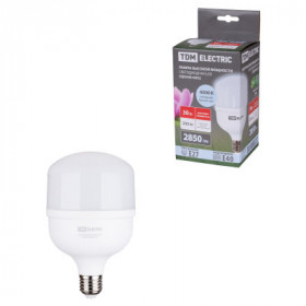 Лампа светодиодная T 30 Вт. 230 В. 4000 К. E27 (100x165 мм) TDM