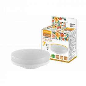 Лампа светодиодная GX53-7 Вт-230 В-4000 К-Э. h-26 мм. Народная