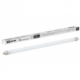 Лампа люминесцентная линейная двухцокольная ЛЛ-12 12Вт. T4 G5. 4000 К. длина 368.2мм TDM