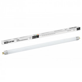 Лампа люминесцентная линейная двухцокольная ЛЛ-12 12Вт. T4 G5. 6500 К. длина 368.2мм TDM