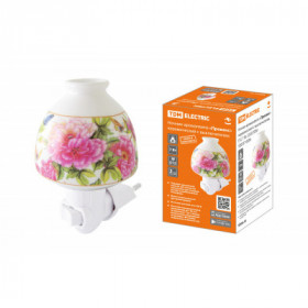 Ночник-аромалампа "Прованс" керамический с выключателем. Е12. 7 Вт. 220 В TDM