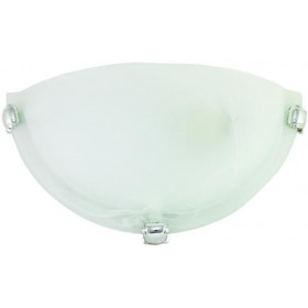 Светильник декоративный СД 1*60 Вт E27 полукруг белый (в разборе)TDM Светильник декоративный СД 1*60 Вт E27 полукруг белый (в разборе)TDM