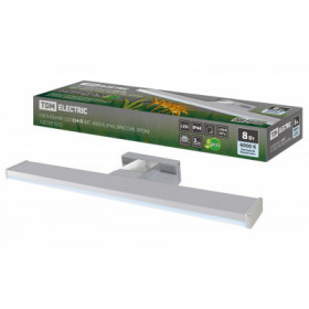 Светильник LED CH-П 8Вт. 4000 К. IP44. Брассия. хром TDM