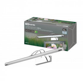 Подсветка для картин «ИЗО 2» 6 Вт. 4000 K. 400*210*110. IP20. сатинированный никель. TDM