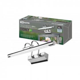 Подсветка для картин «ИЗО 3» 6 Вт. 4000 K. 400*135*115. IP20. хром. TDM