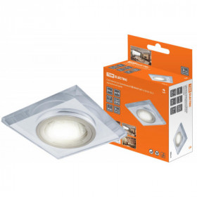 Светильник встраиваемый СВ 03-01 MR16 50Вт G5.3 зеркальный хром TDM