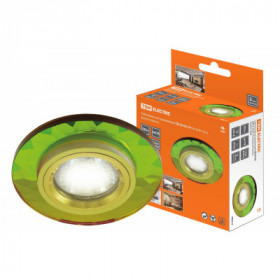 Светильник встраиваемый СВ 03-03 MR16 50Вт G5.3 мульти золото TDM