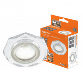 Светильник встраиваемый СВ 03-04 MR16 50Вт G5.3 зеркальный хром TDM