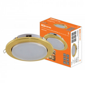 Светильник встраиваемый СВ 01-07 GX70-H5. 220 В. 50 Гц. без рефл.. золото. TDM