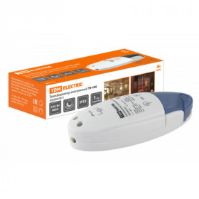 Трансформатор электронный диммируемый ТЭ-105 220В 12В 35-105Вт TDM